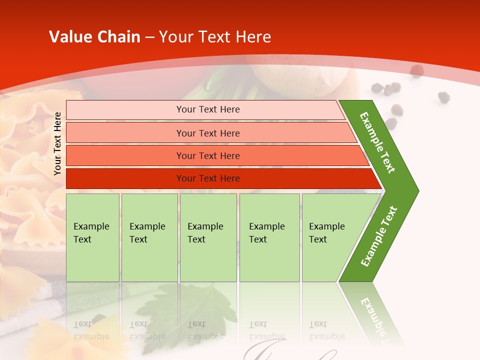 Green Meal Pasta PowerPoint Template