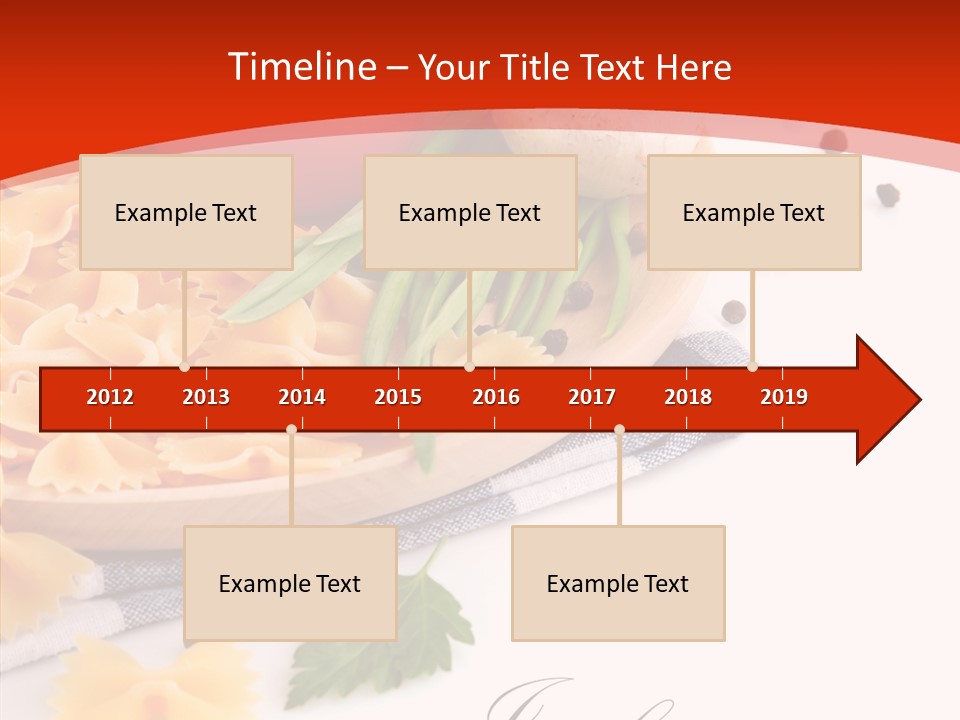 Green Meal Pasta PowerPoint Template