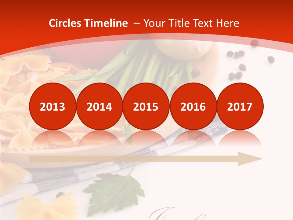 Green Meal Pasta PowerPoint Template