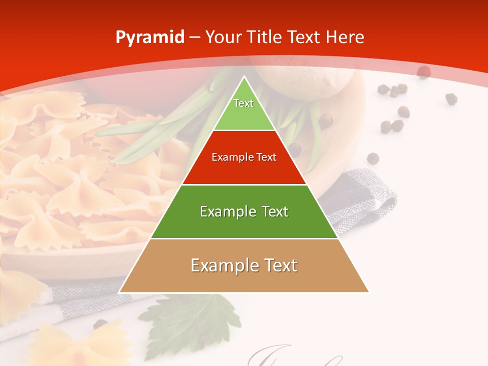 Green Meal Pasta PowerPoint Template