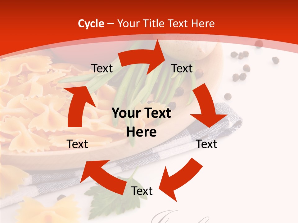 Green Meal Pasta PowerPoint Template