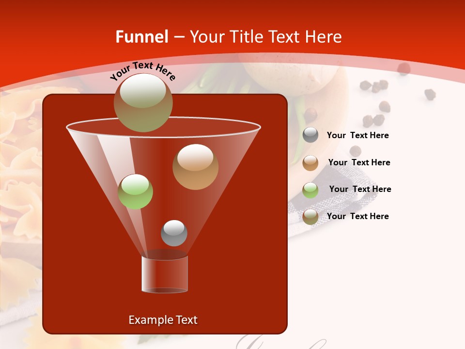 Green Meal Pasta PowerPoint Template
