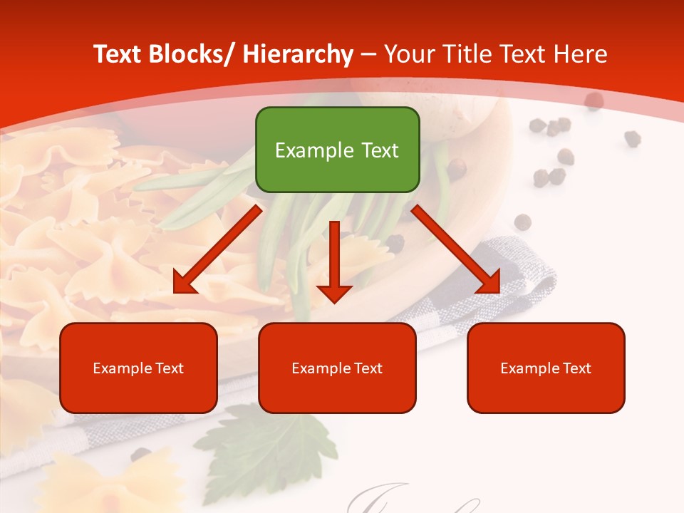 Green Meal Pasta PowerPoint Template