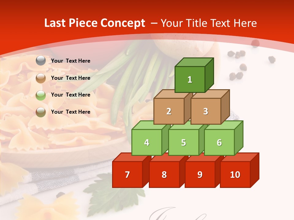 Green Meal Pasta PowerPoint Template