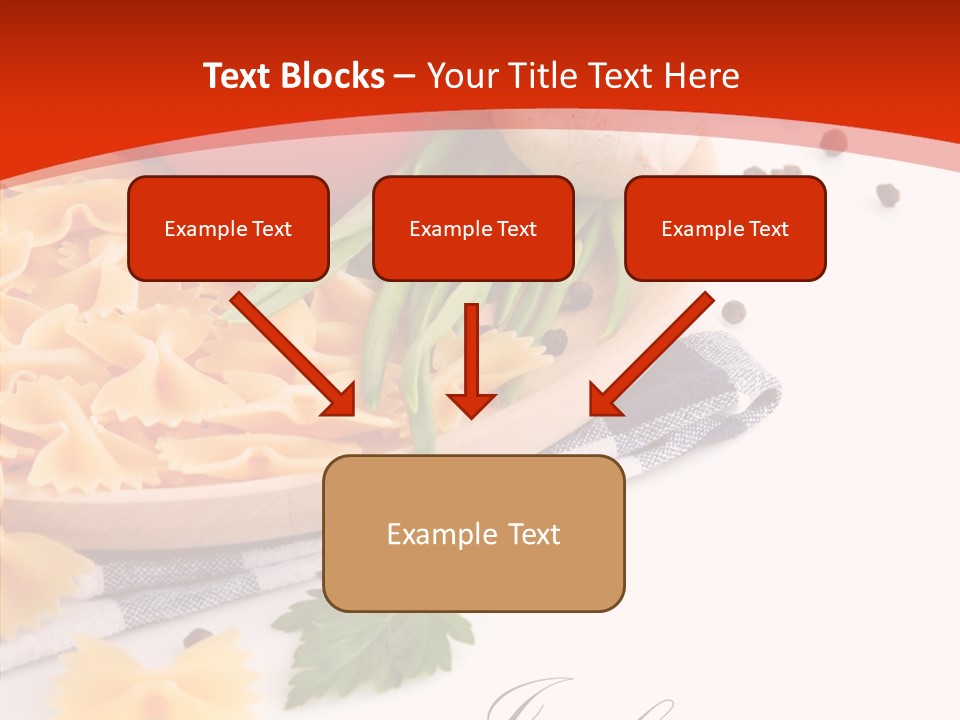 Green Meal Pasta PowerPoint Template