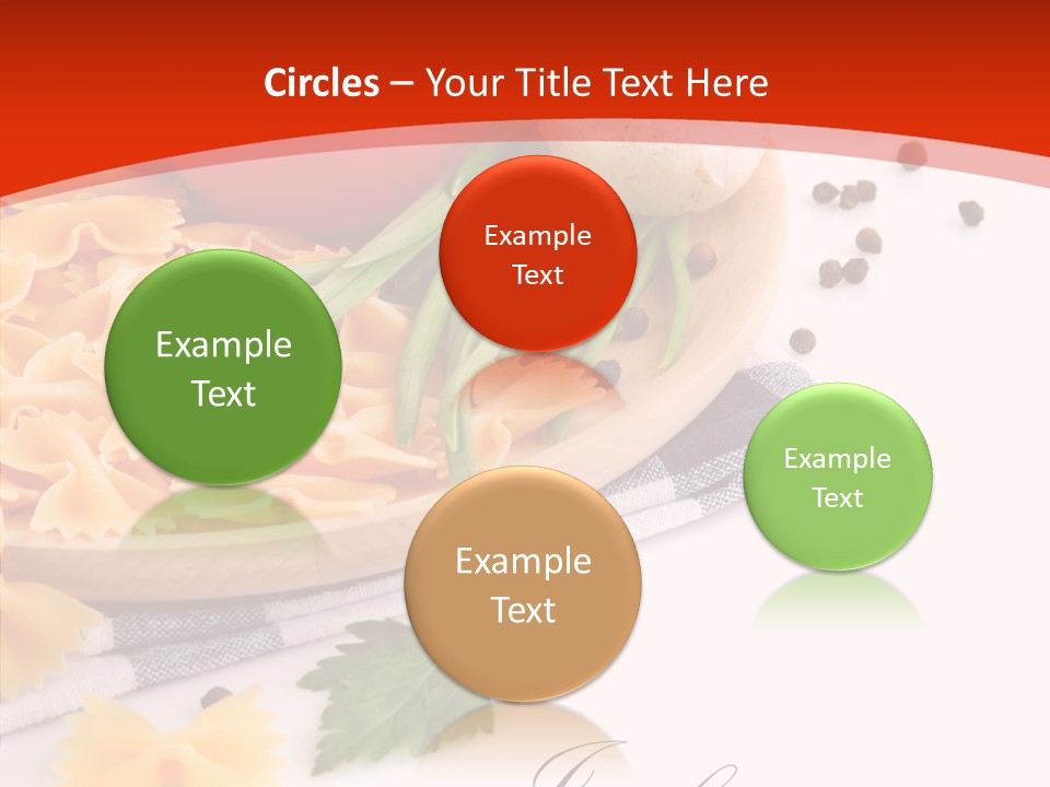 Green Meal Pasta PowerPoint Template