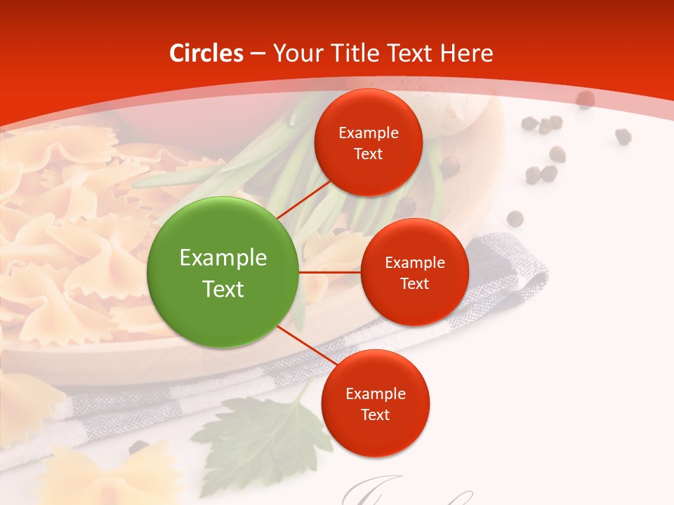 Green Meal Pasta PowerPoint Template