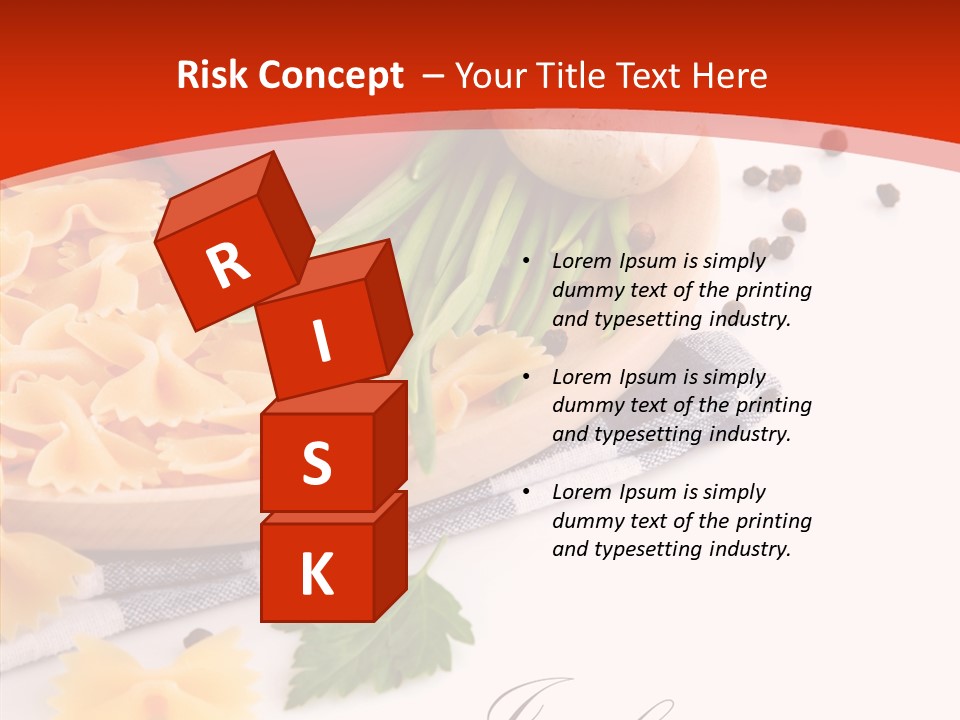 Green Meal Pasta PowerPoint Template