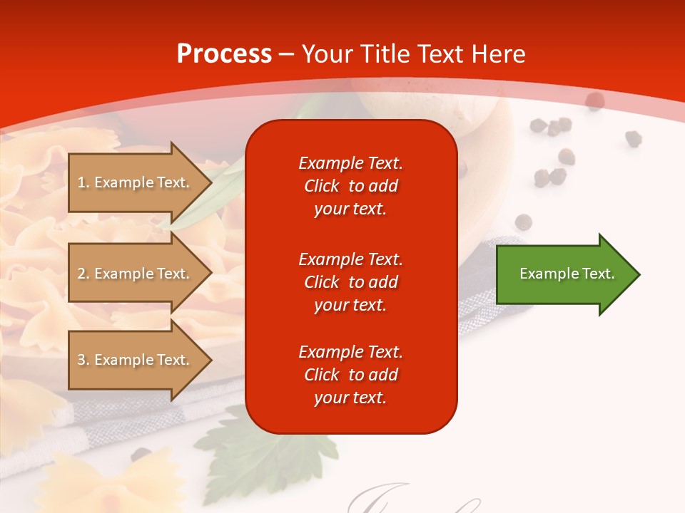 Green Meal Pasta PowerPoint Template