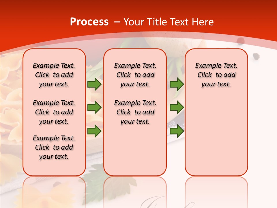 Green Meal Pasta PowerPoint Template