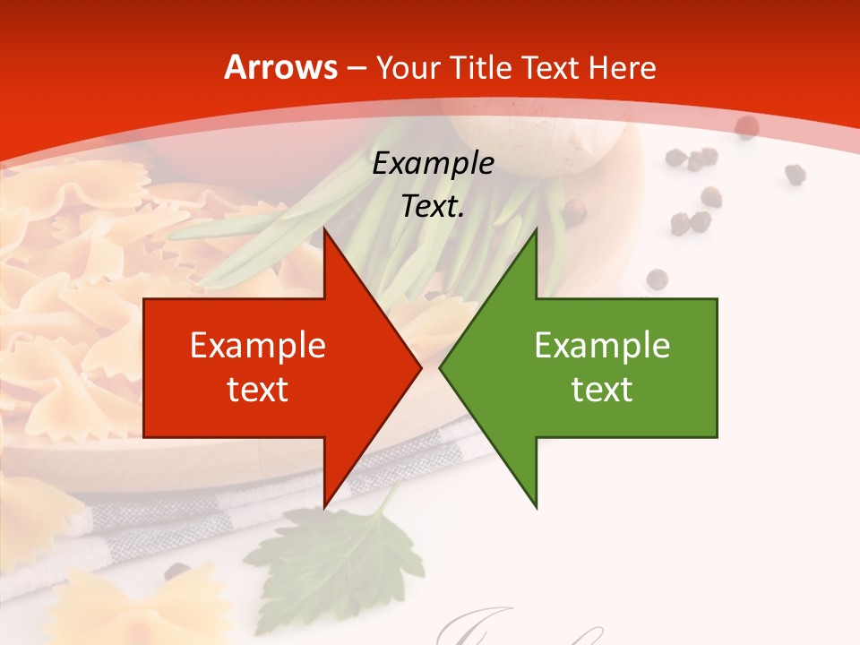 Green Meal Pasta PowerPoint Template