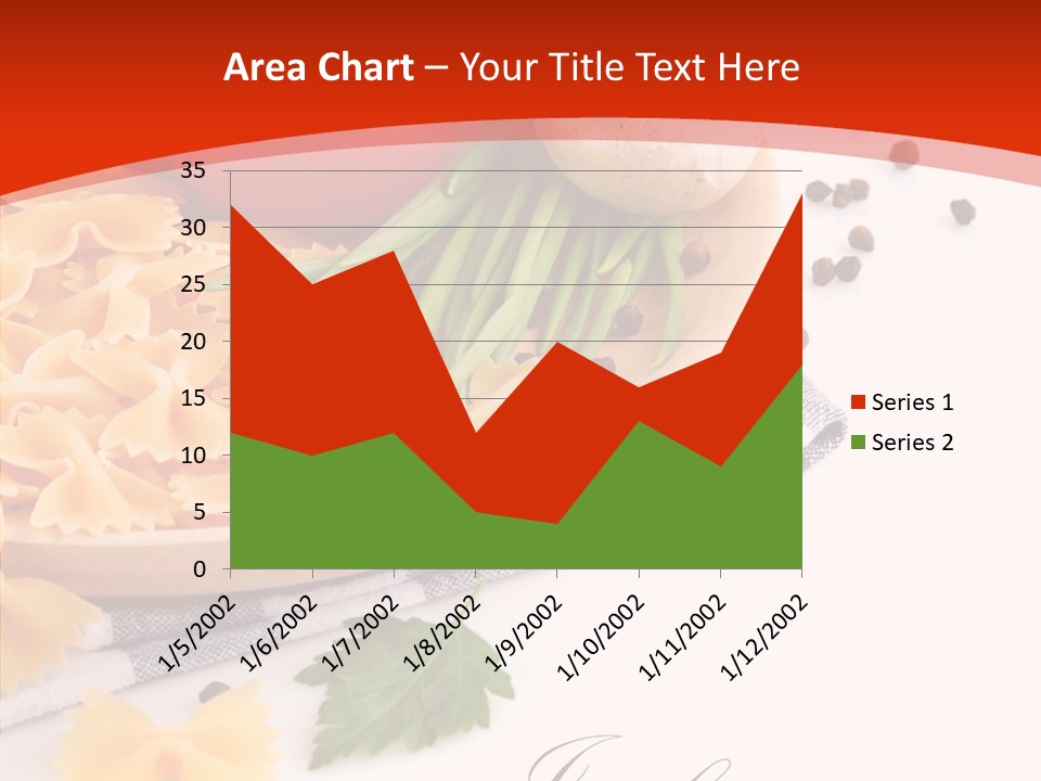 Green Meal Pasta PowerPoint Template