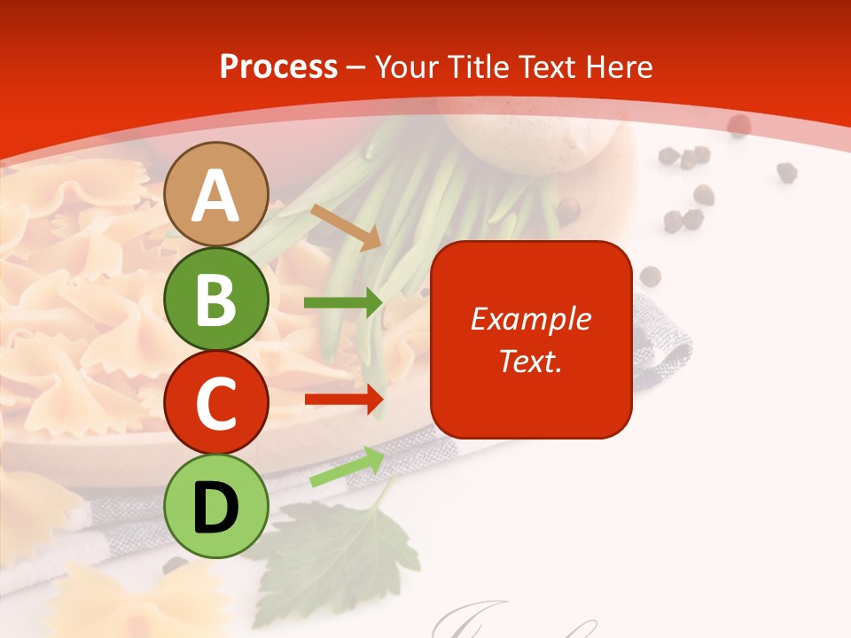 Green Meal Pasta PowerPoint Template