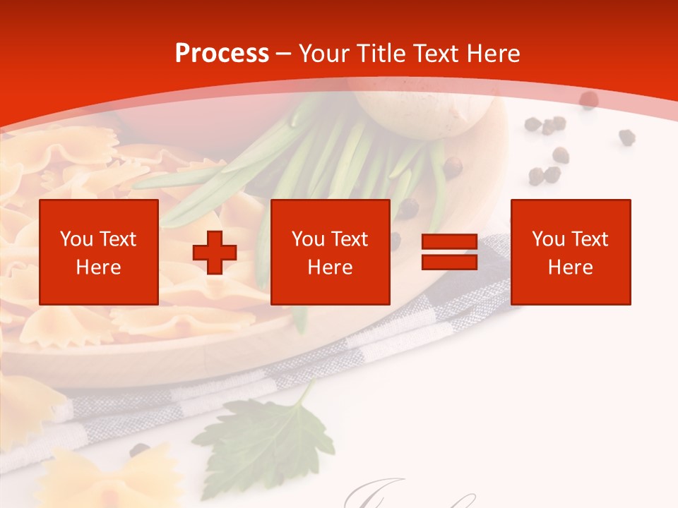 Green Meal Pasta PowerPoint Template