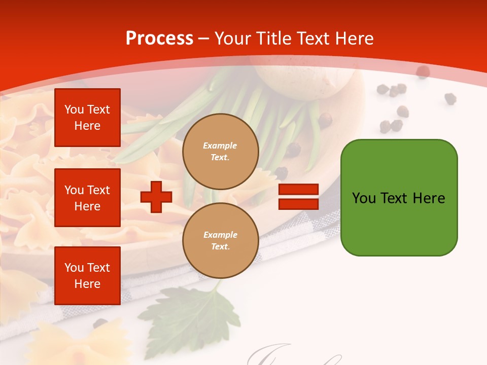 Green Meal Pasta PowerPoint Template