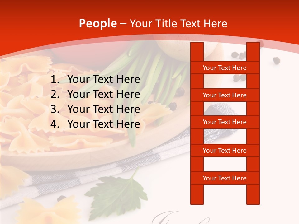 Green Meal Pasta PowerPoint Template