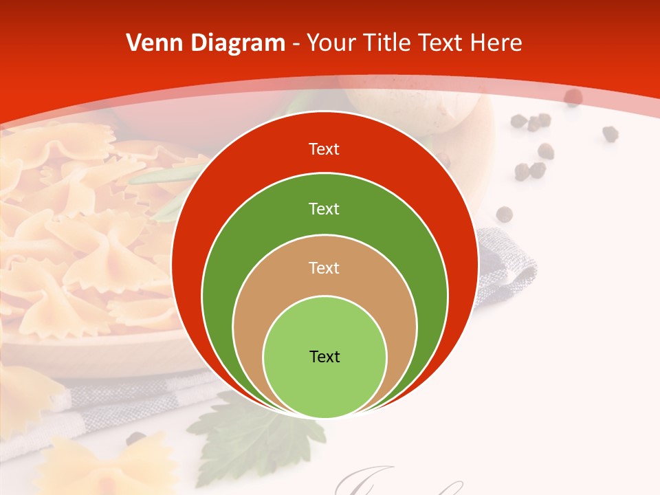 Green Meal Pasta PowerPoint Template