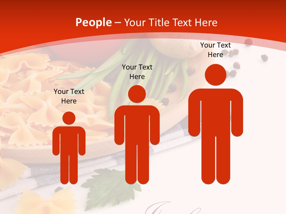 Green Meal Pasta PowerPoint Template