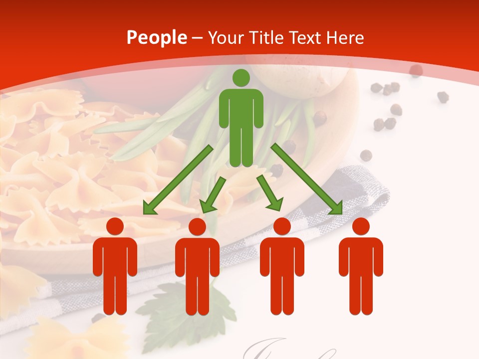 Green Meal Pasta PowerPoint Template