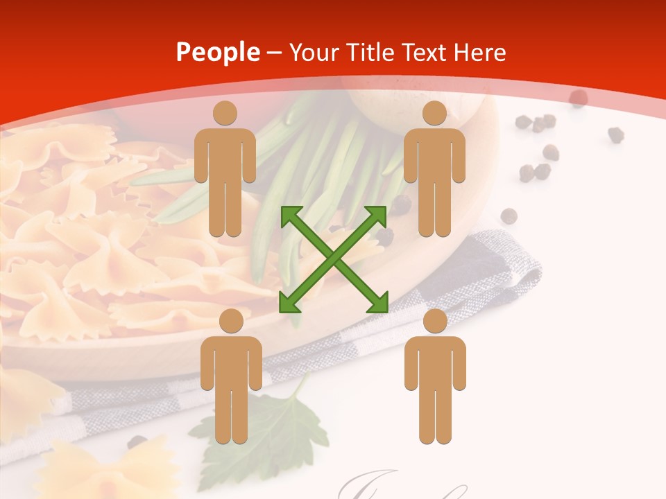 Green Meal Pasta PowerPoint Template