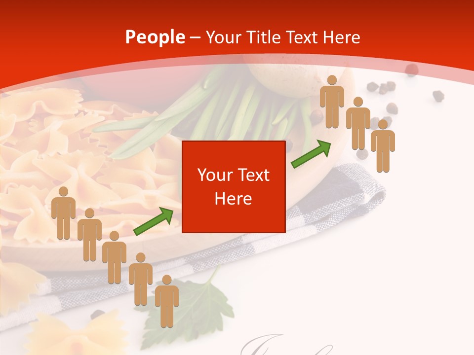 Green Meal Pasta PowerPoint Template