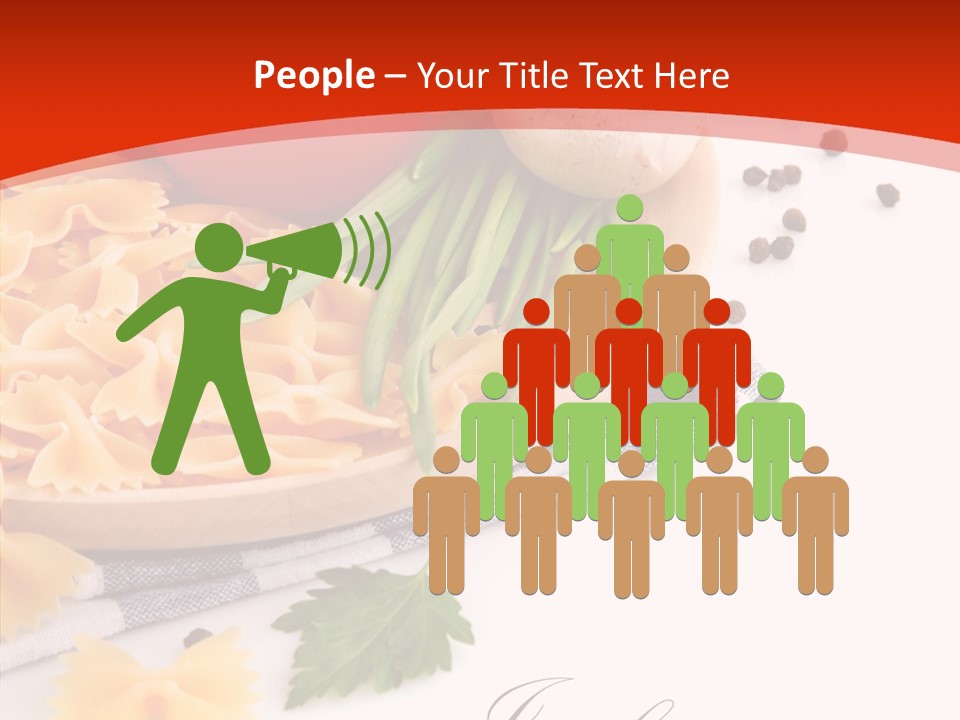 Green Meal Pasta PowerPoint Template