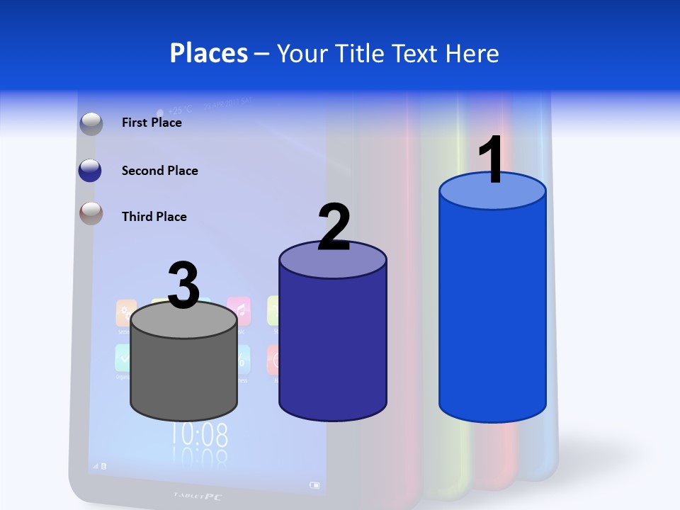 Electronic Notebook Communicator PowerPoint Template