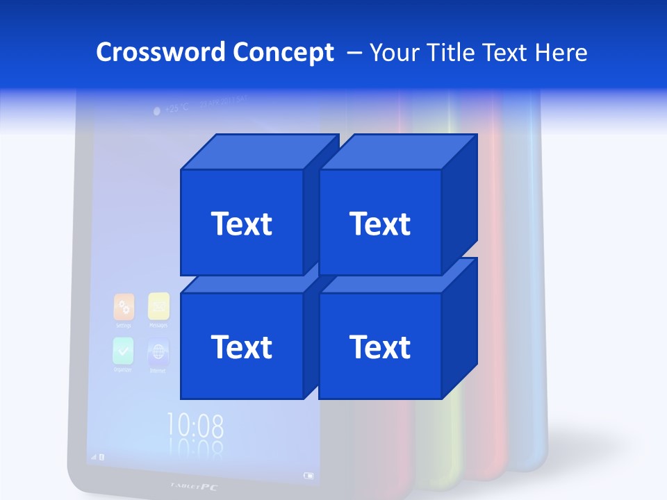 Electronic Notebook Communicator PowerPoint Template