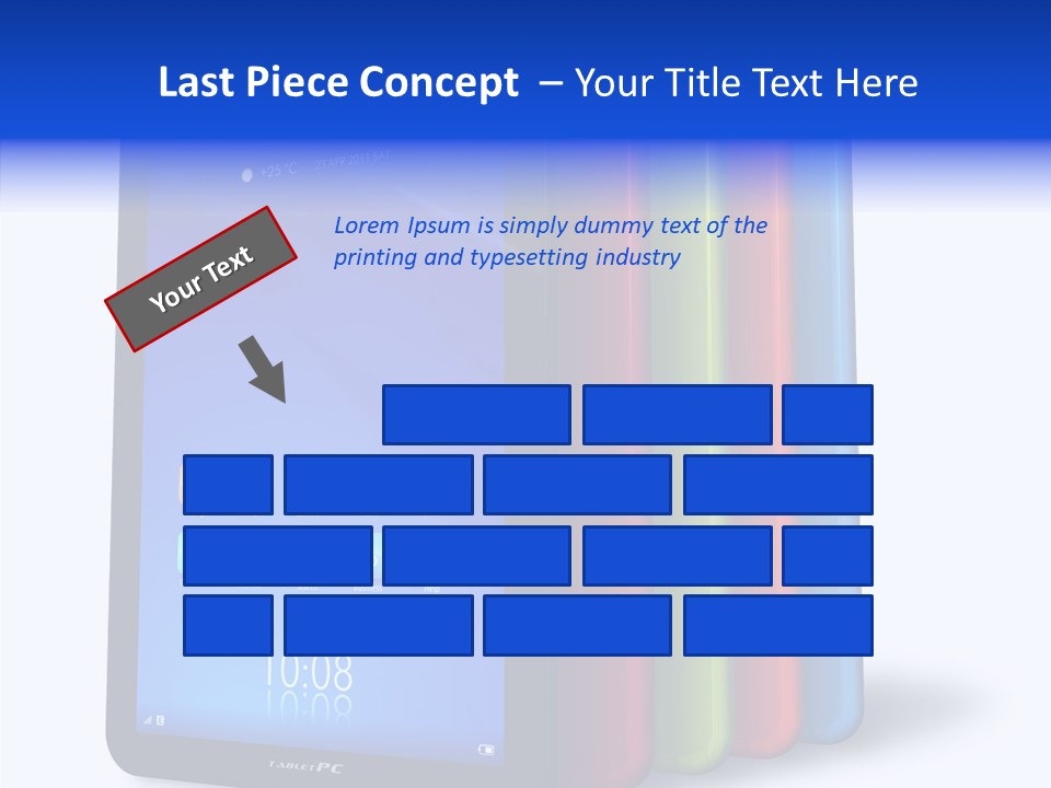 Electronic Notebook Communicator PowerPoint Template