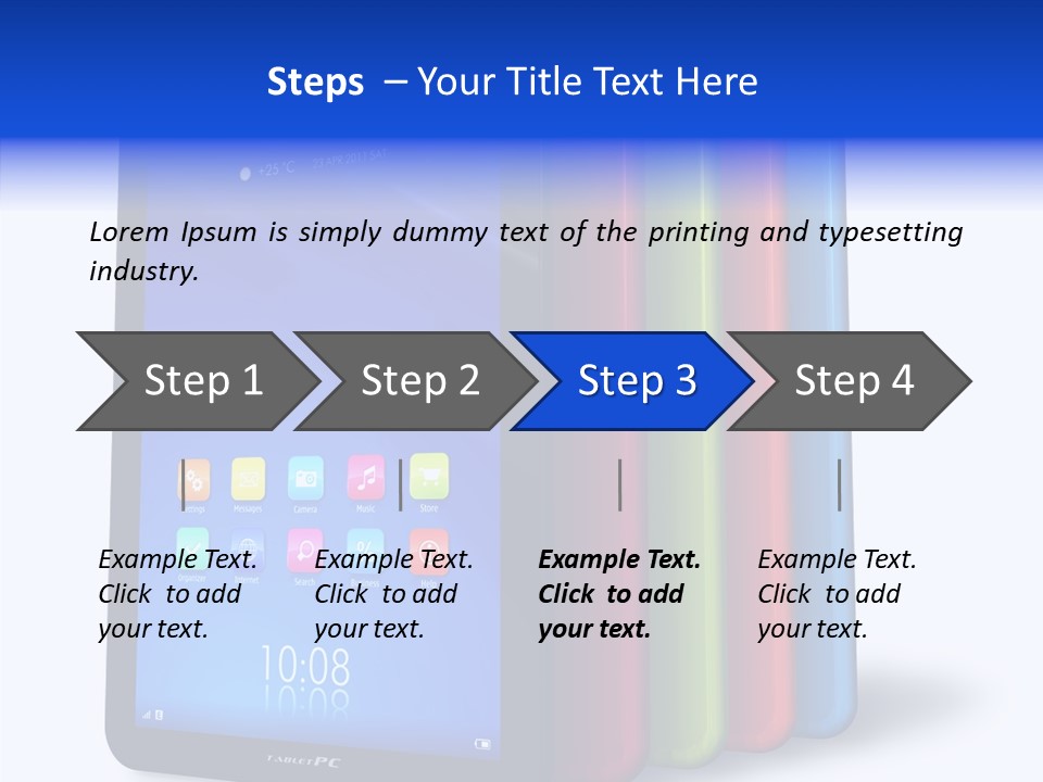 Electronic Notebook Communicator PowerPoint Template