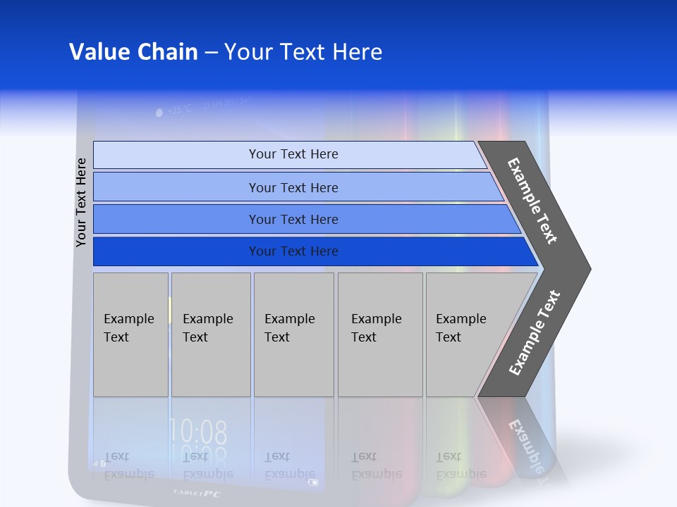 Electronic Notebook Communicator PowerPoint Template