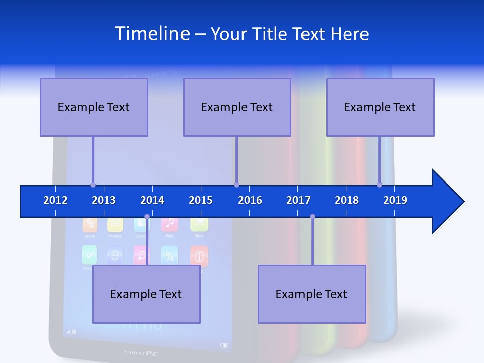 Electronic Notebook Communicator PowerPoint Template