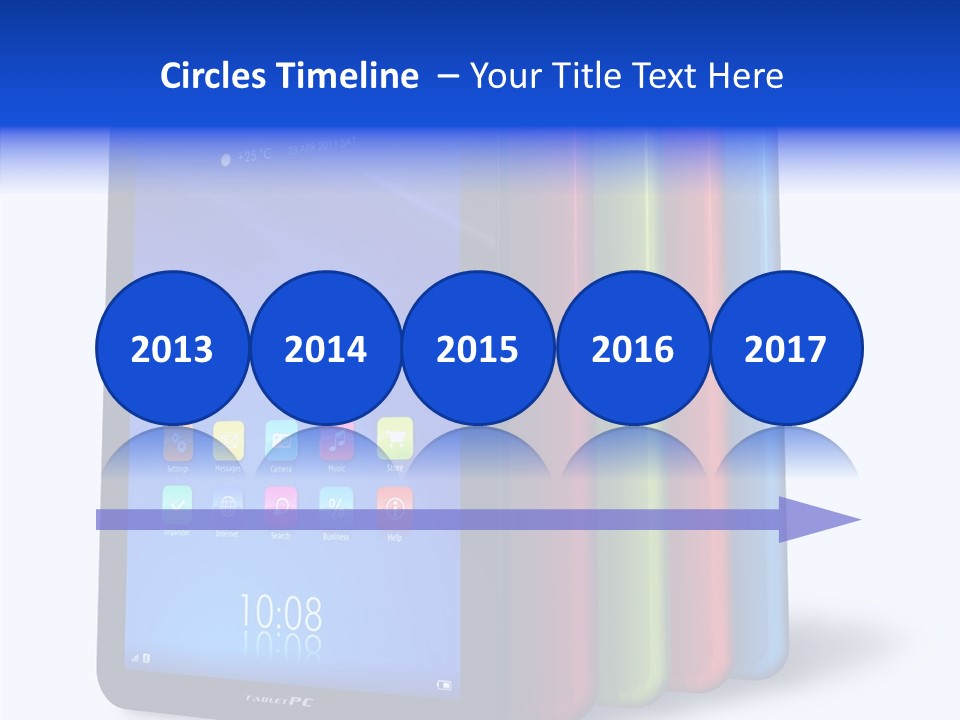 Electronic Notebook Communicator PowerPoint Template