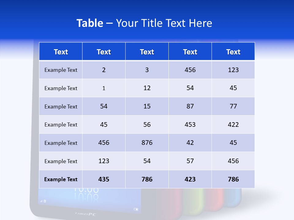 Electronic Notebook Communicator PowerPoint Template