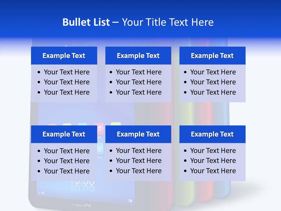 Electronic Notebook Communicator PowerPoint Template