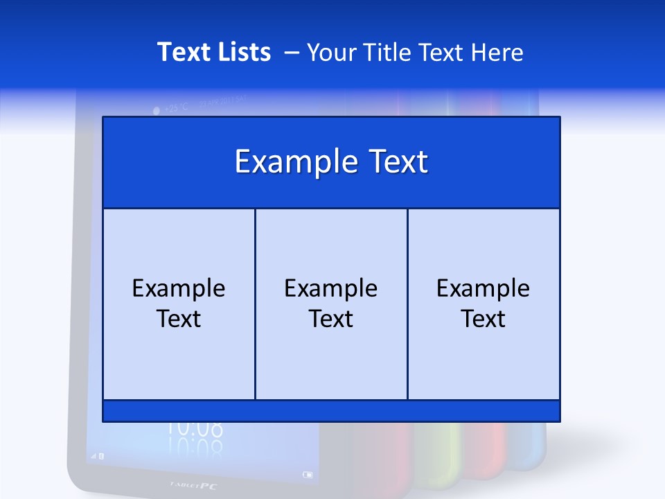 Electronic Notebook Communicator PowerPoint Template