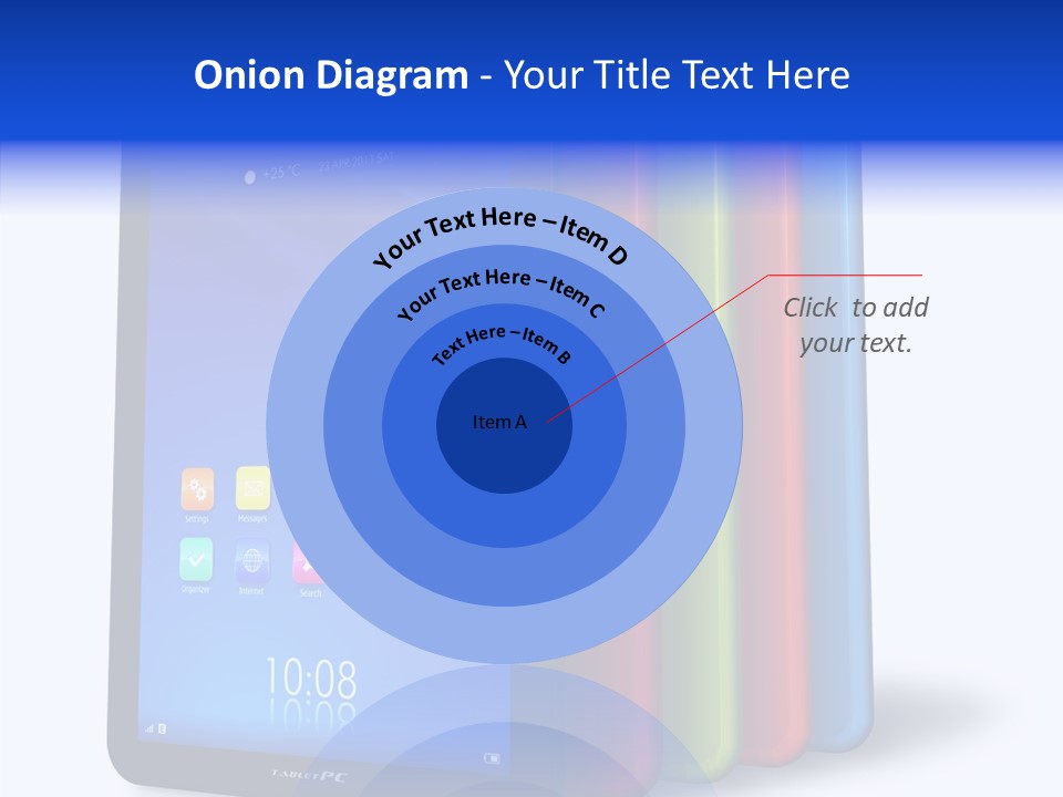 Electronic Notebook Communicator PowerPoint Template