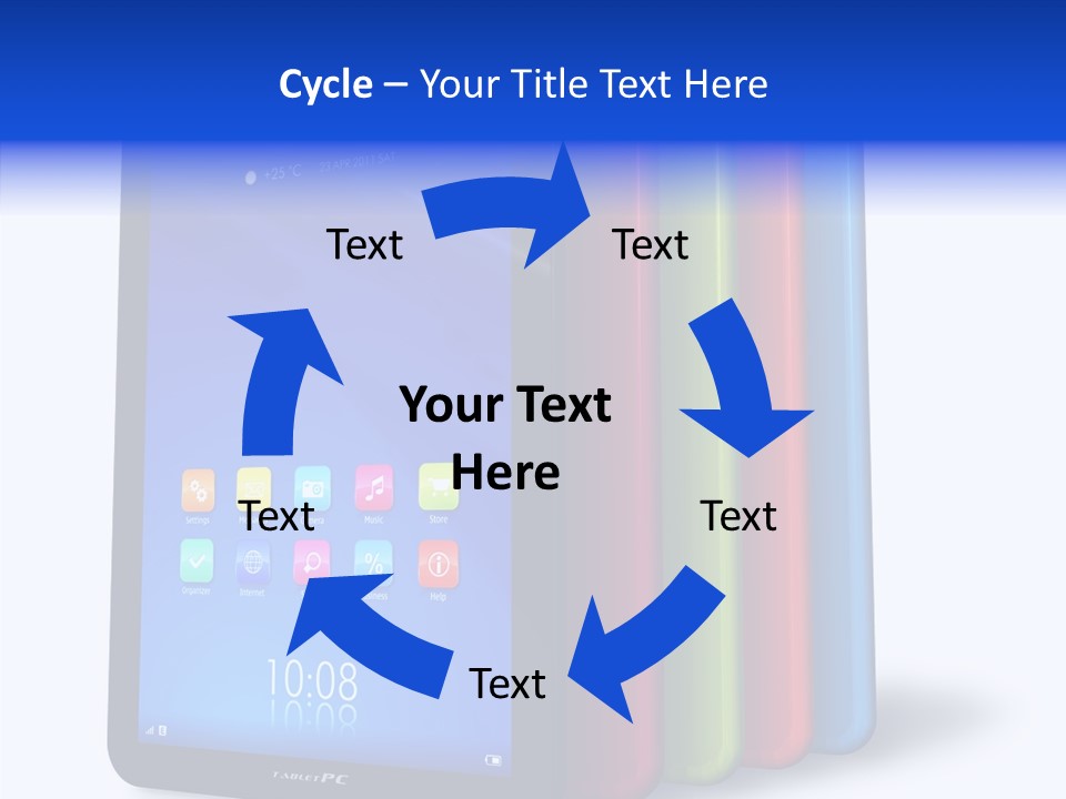 Electronic Notebook Communicator PowerPoint Template
