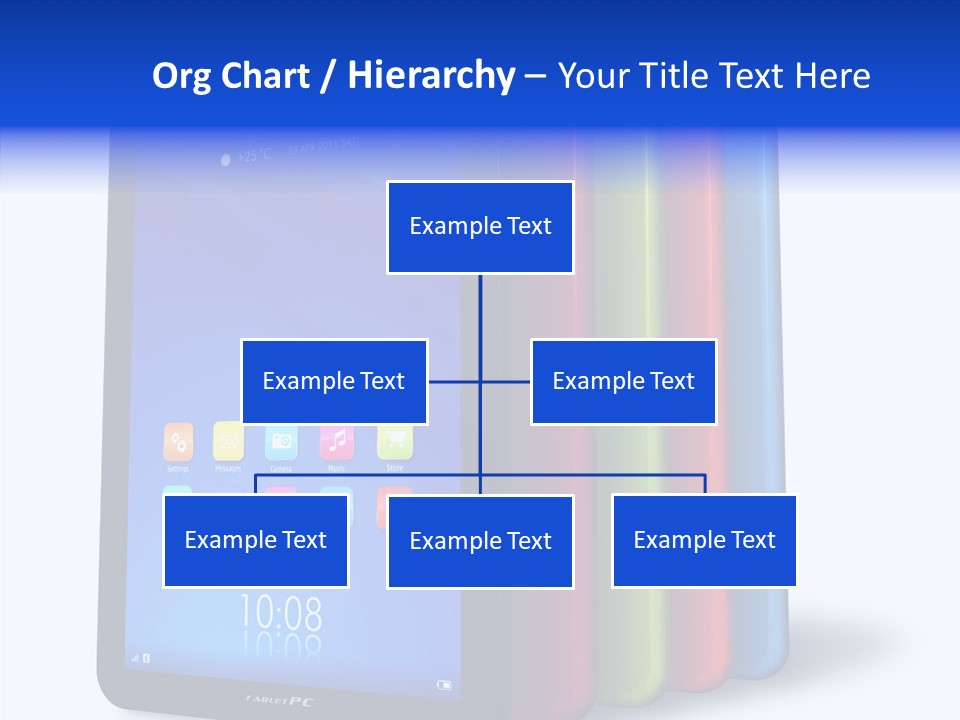 Electronic Notebook Communicator PowerPoint Template