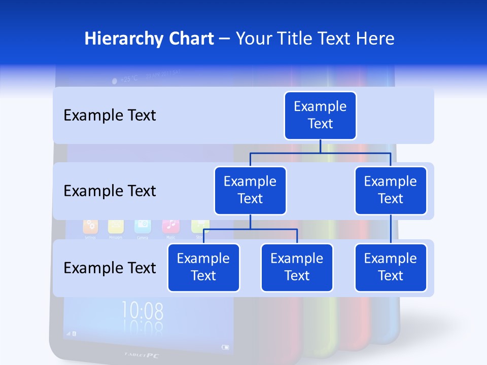 Electronic Notebook Communicator PowerPoint Template