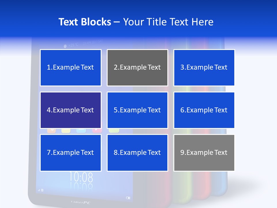 Electronic Notebook Communicator PowerPoint Template