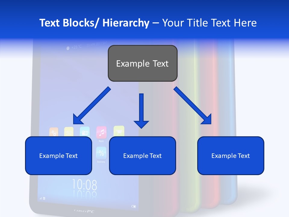 Electronic Notebook Communicator PowerPoint Template