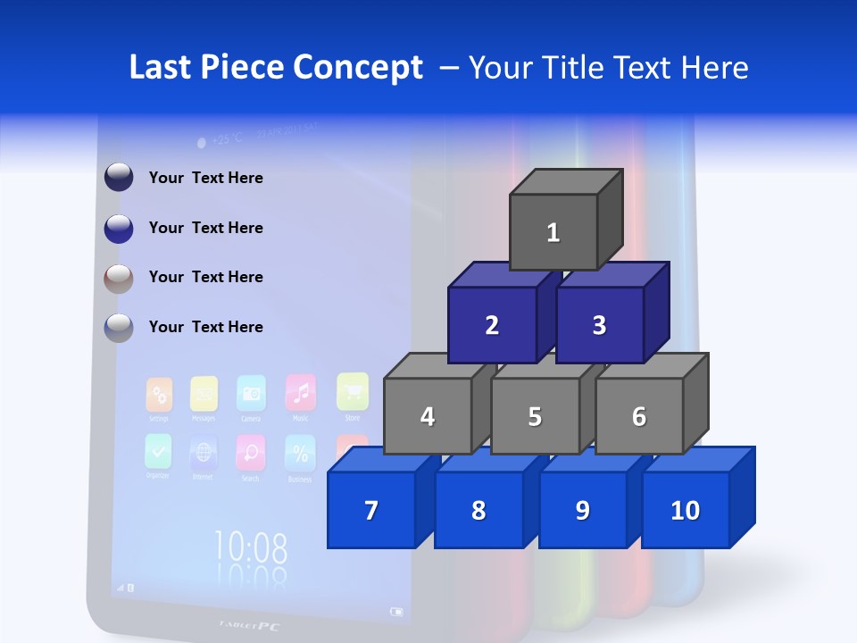 Electronic Notebook Communicator PowerPoint Template