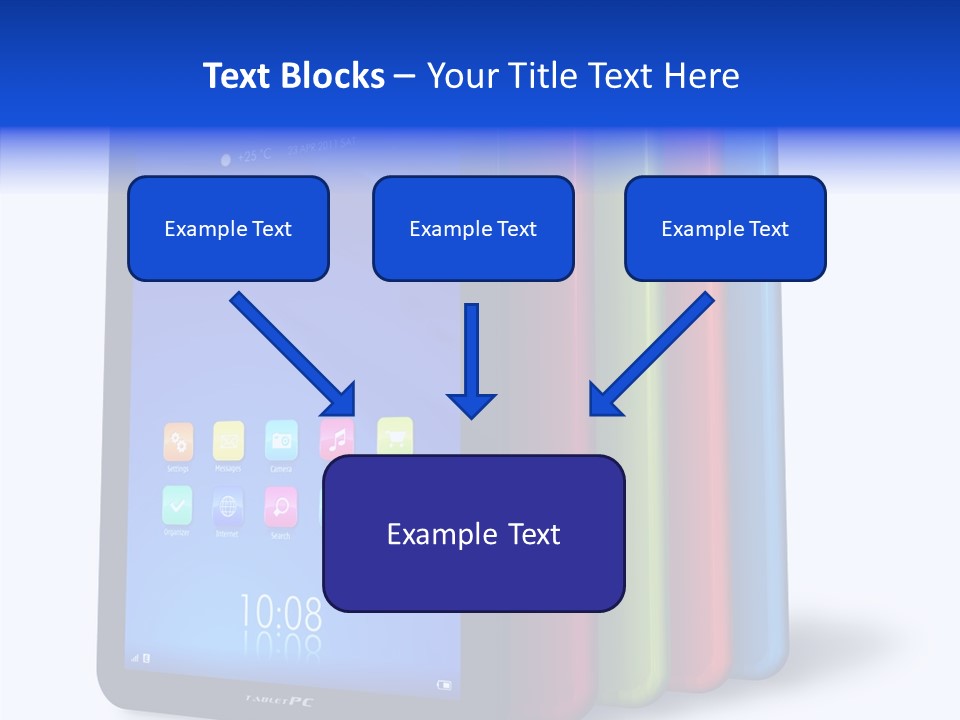 Electronic Notebook Communicator PowerPoint Template