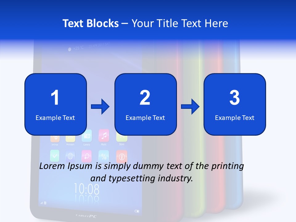 Electronic Notebook Communicator PowerPoint Template