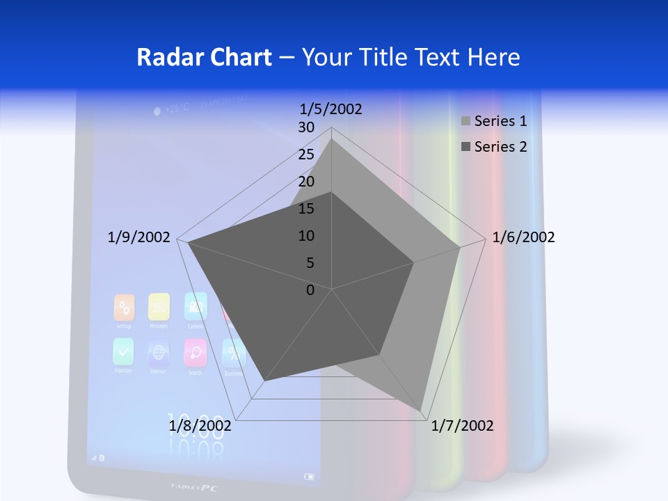 Electronic Notebook Communicator PowerPoint Template