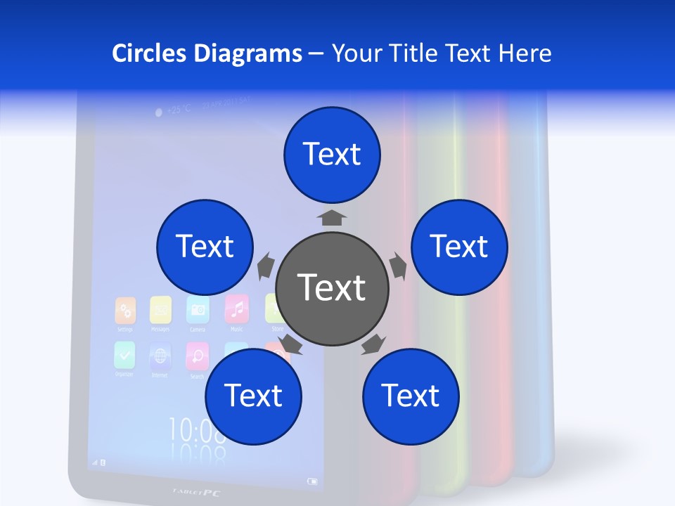 Electronic Notebook Communicator PowerPoint Template
