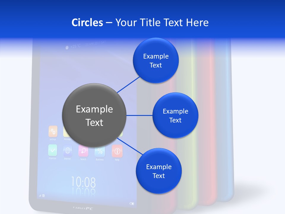 Electronic Notebook Communicator PowerPoint Template