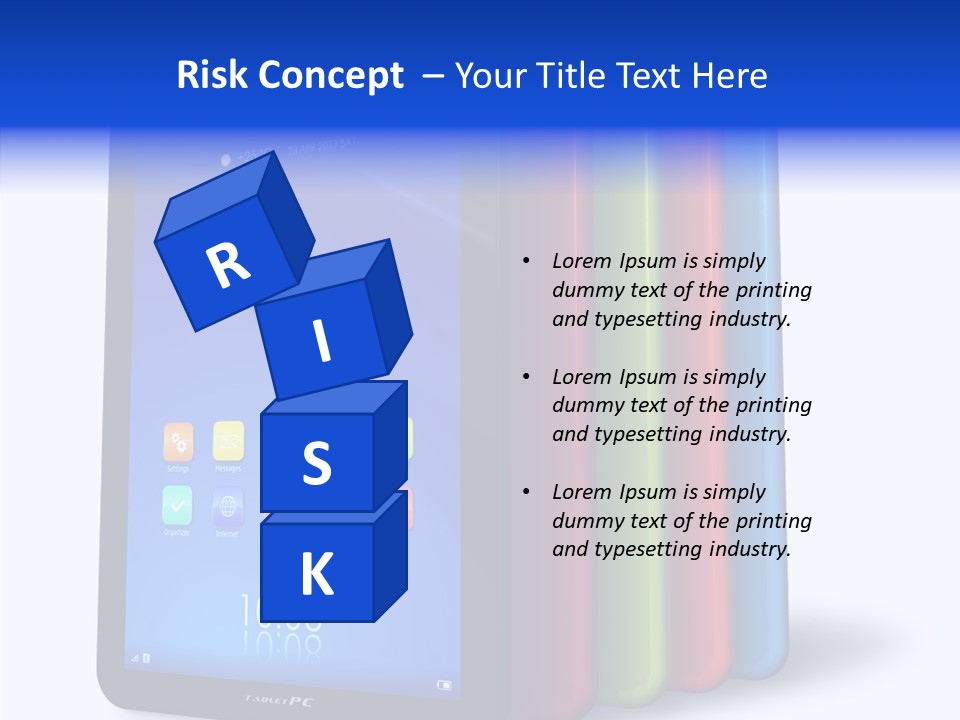 Electronic Notebook Communicator PowerPoint Template