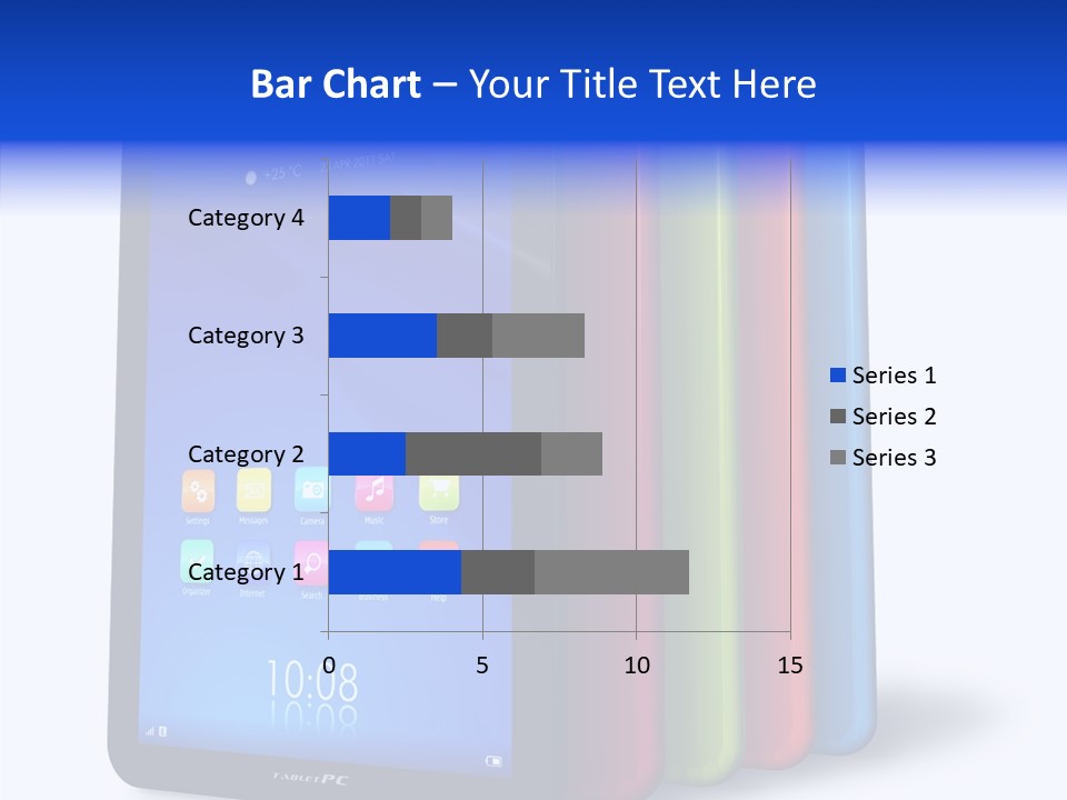 Electronic Notebook Communicator PowerPoint Template